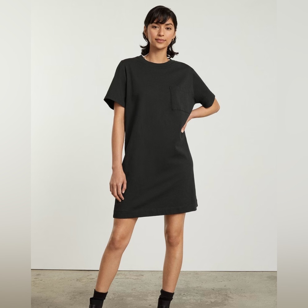 Everlane Black Mini T-Shirt Dress